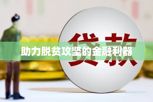 新洲助力脱贫攻坚的金融利器