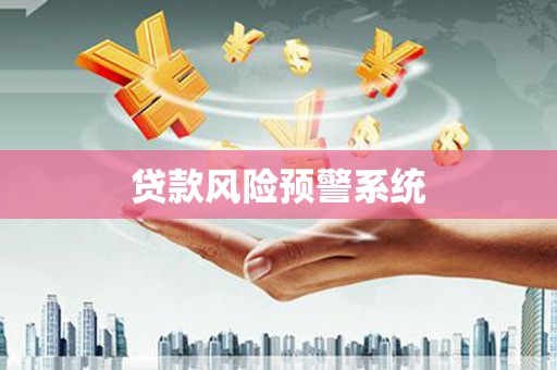 新洲贷款风险预警系统