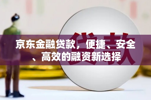 新洲京东金融贷款，便捷、安全、高效的融资新选择